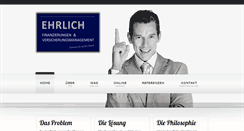 Desktop Screenshot of ehrlich-finanz.com